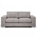 2-Sitzer-Sofa Grau/Silber, 170 x 88 x 85 cm, Polyesterbezug