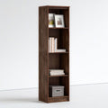 Standregal Dunkelbraun 40 x 30 x 180 cm mit 5 offenen Fächern