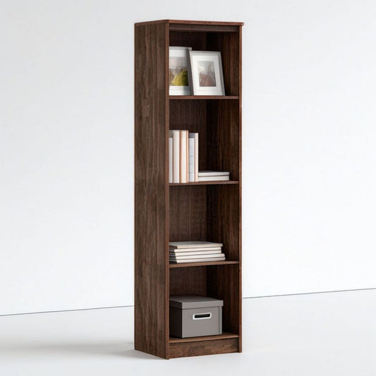 Standregal Dunkelbraun 40 x 30 x 180 cm mit 5 offenen Fächern
